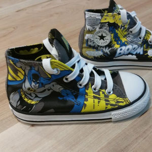 WAY COOL! Converse All Stars Batman Toddler size 8
